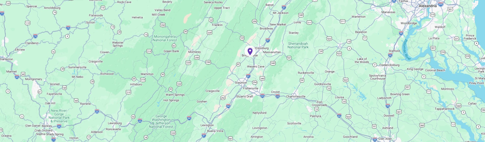 Elevated Construction Service Areas in Virginia